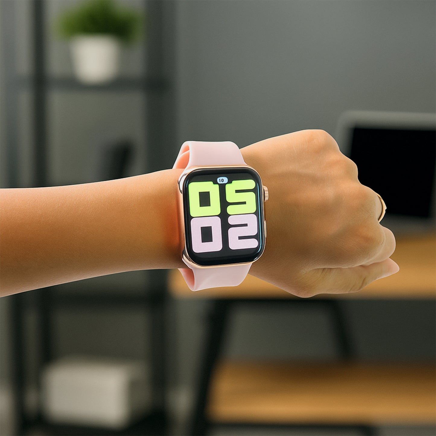 Tx10 Pro Max Large Display Wireless Charging Smartwatch (1 Pc)