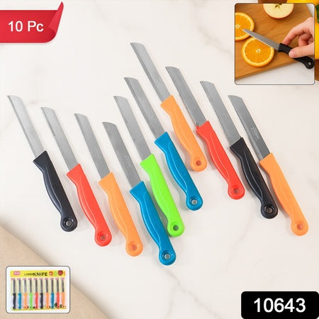 Supermom Stainless Steel Kitchen Laser Knife (10 Pc  Set)