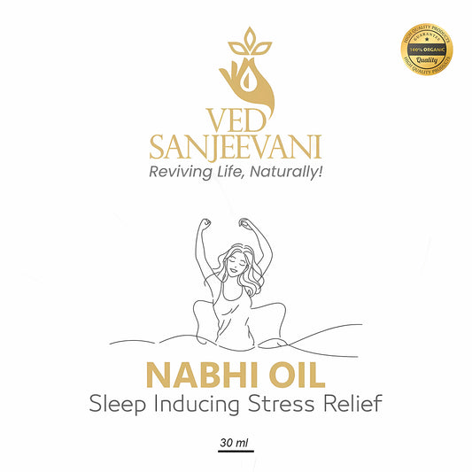 Ved Sanjeevani Nabhi Oil Sleep Inducing Stress Relief (30ml  1 Pc)