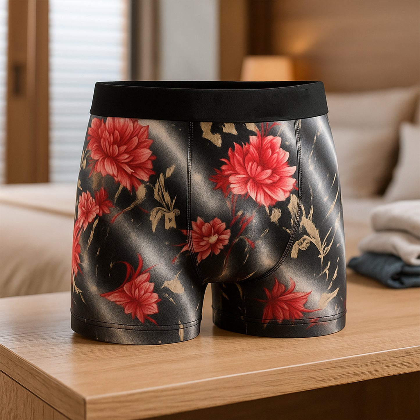 Mens Stretch Boxer Briefs - (Large  1 Pc)