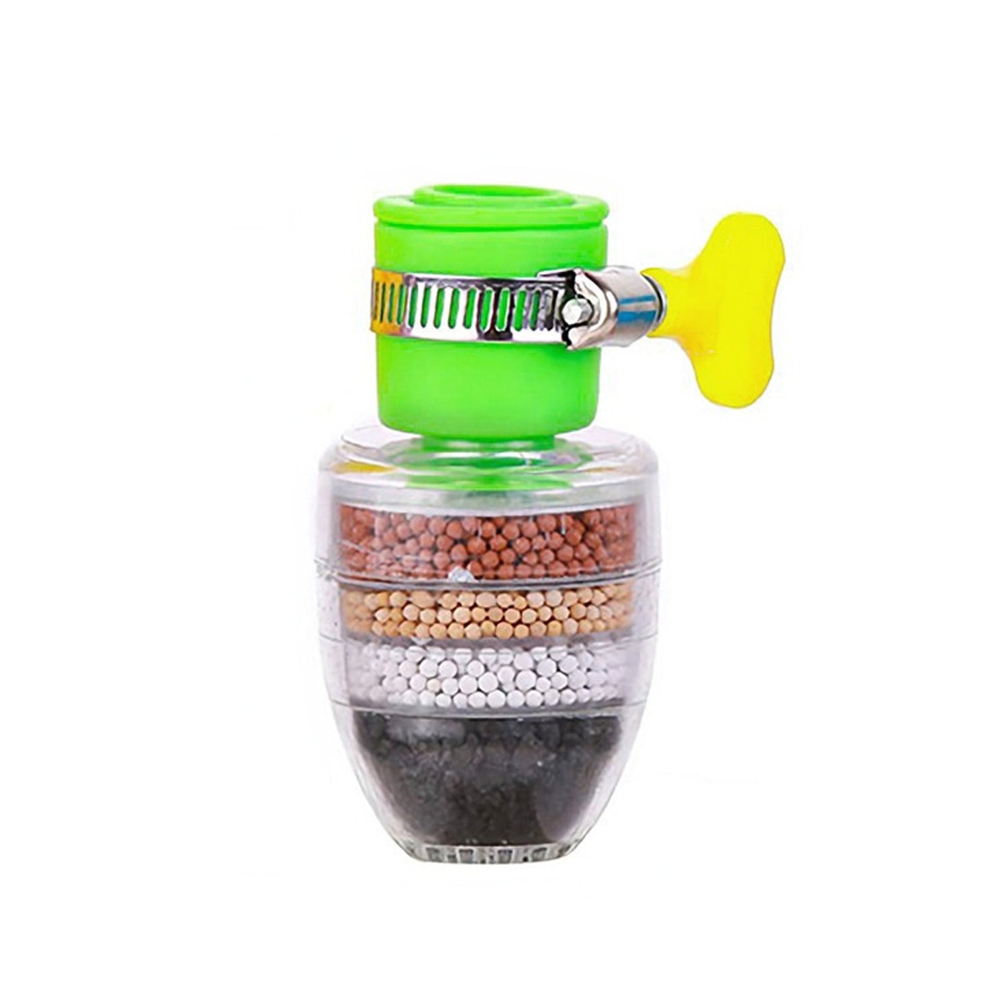 Universal Kitchen Tap Filter with 6-Layer Purifier Cartridge | Faucet Water Filter for Removing Chlorine & Impurities | For Home & Bathroom Use