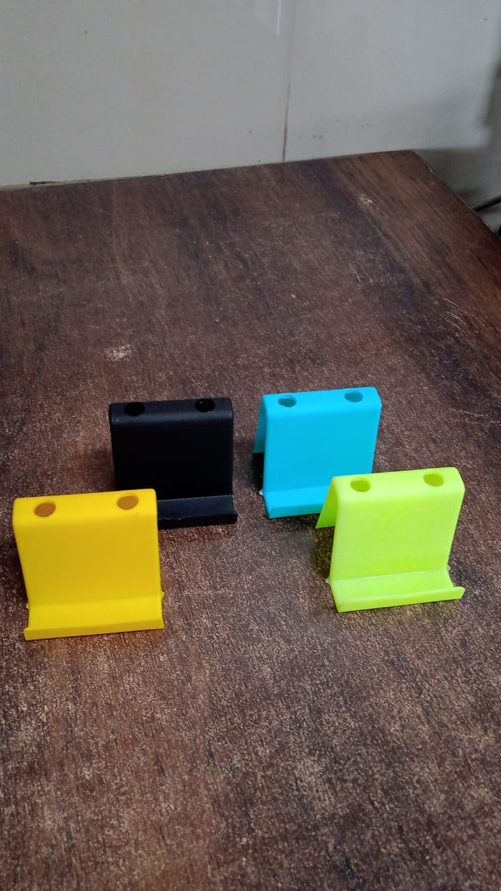 Multifunctional Plastic Mobile Phone Stand  Pen Holder (1 Pc  Mix Color)